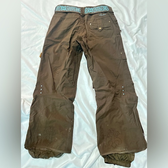 Vintage Burton Snowboarding Pants, size women's Medium, - Picture 2 of 4